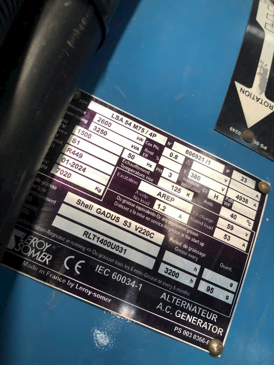 Máy phát điện - 3250KVA - Ảnh 4